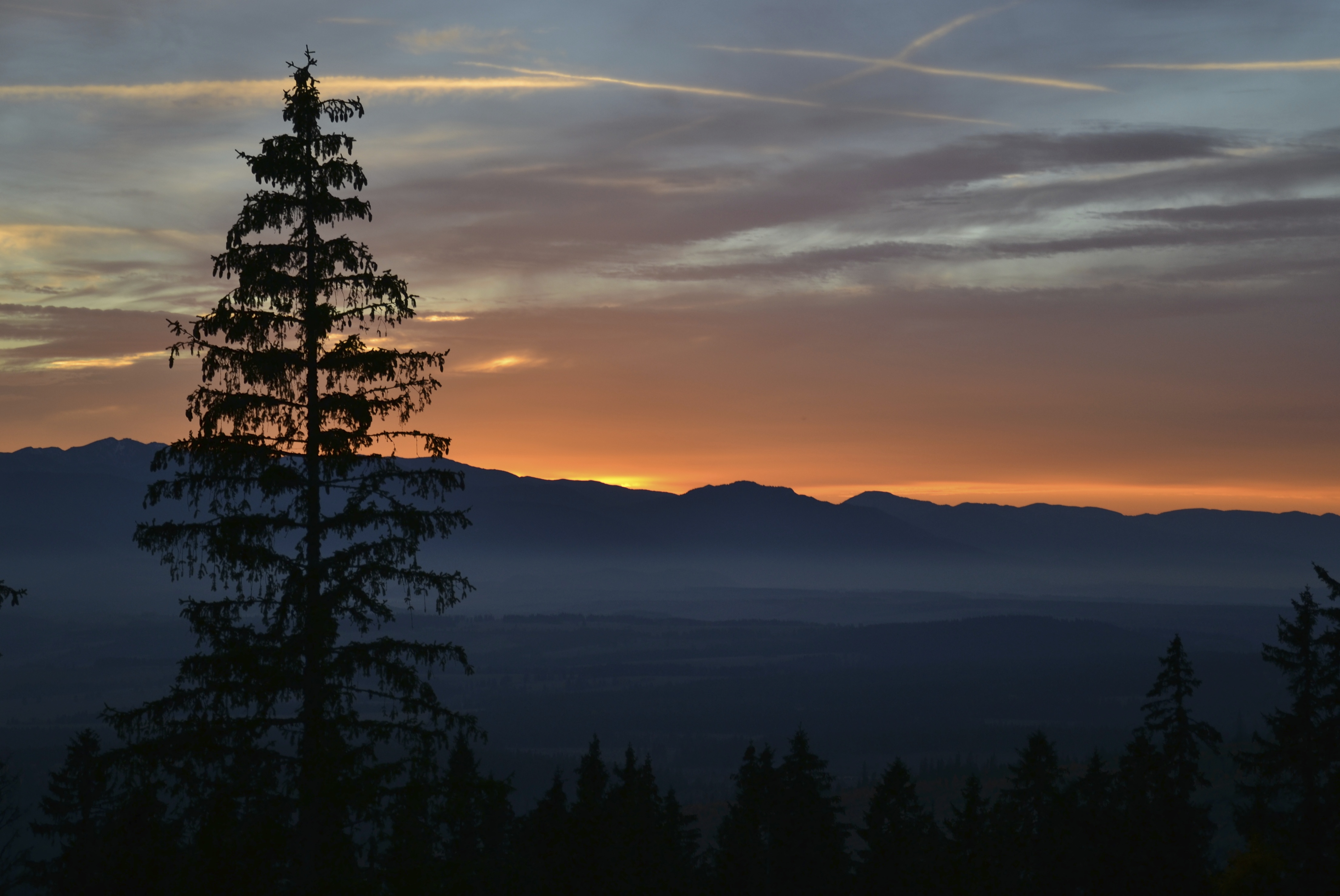 Solnedgang i Slovakia