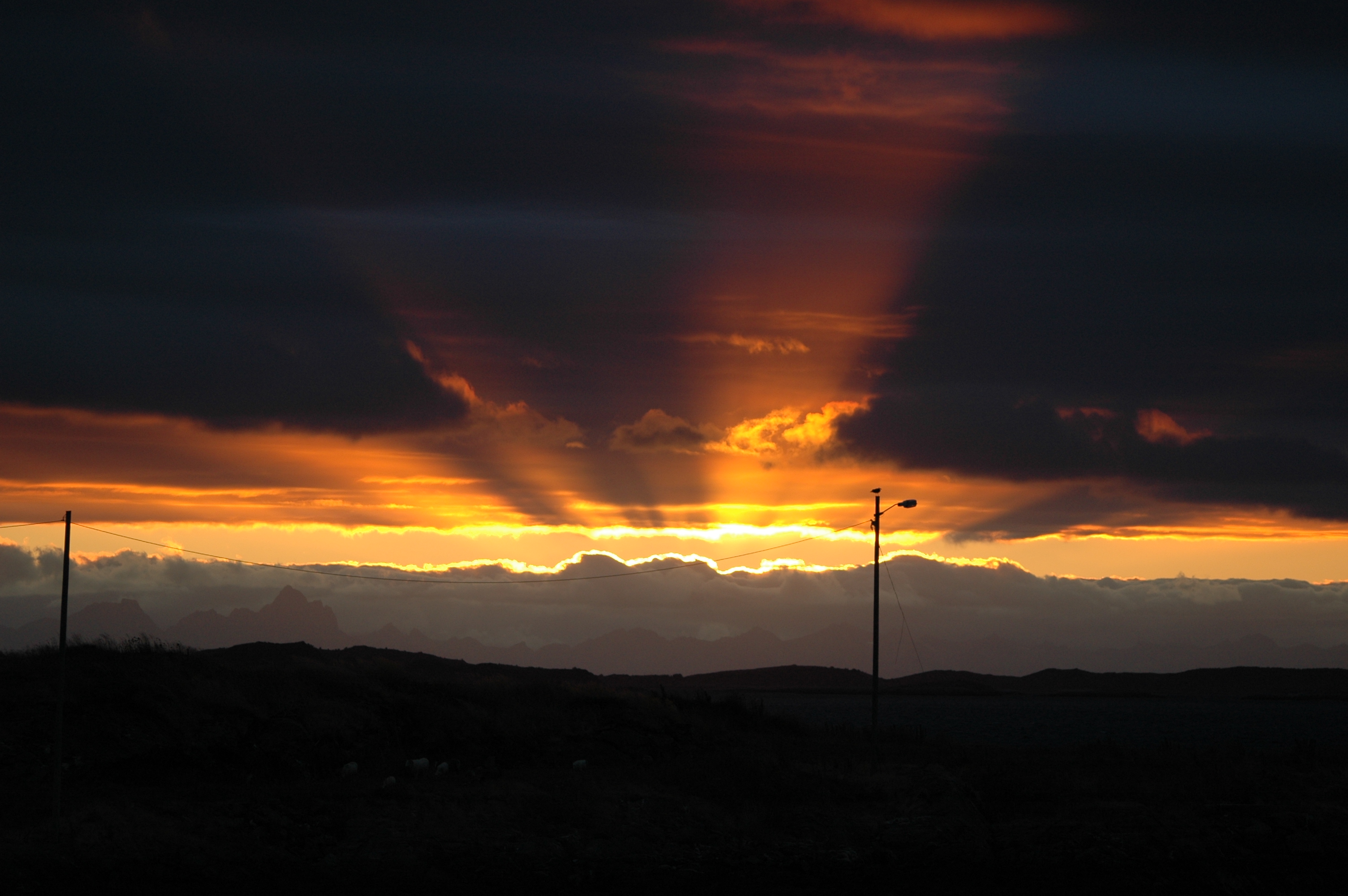 Solnedgang
